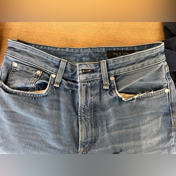 Rag and Bone Ruth Super High Rise Straight jean - Picture 4 of 6